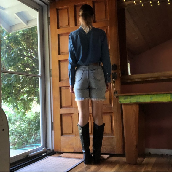 Lee Vintage Modern High Rise Bermuda Short Sz 27 - Picture 2 of 9